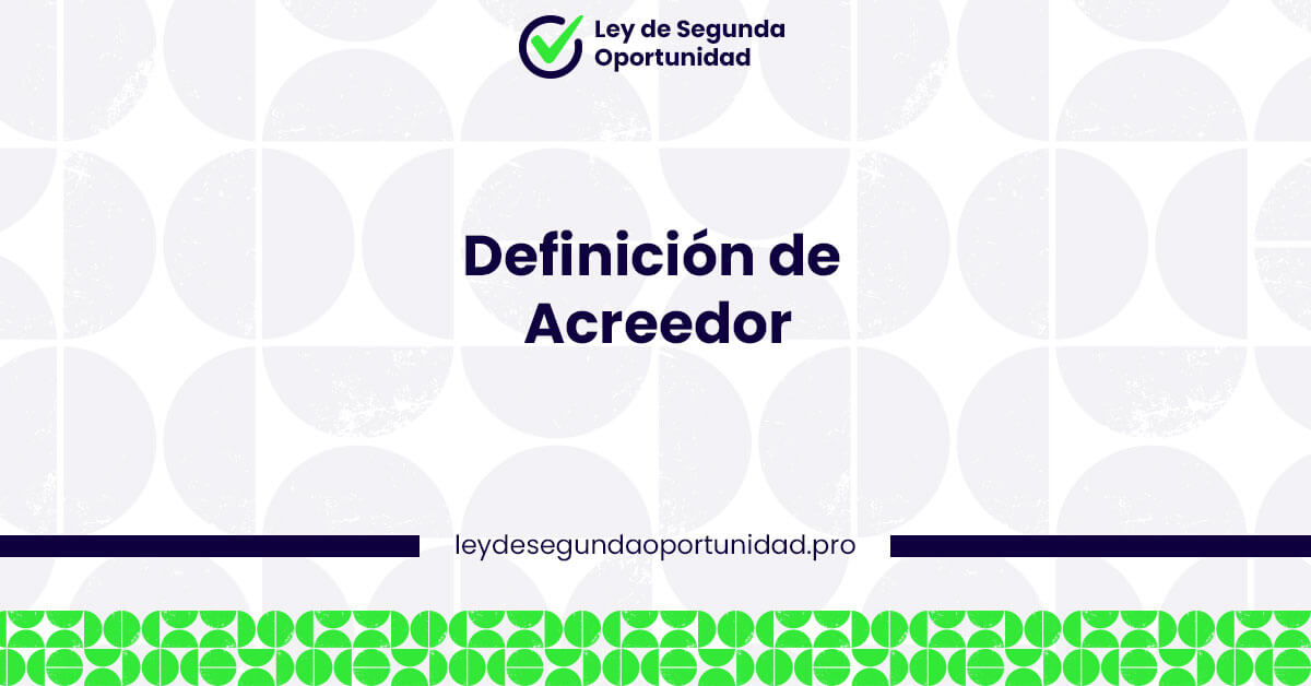 Definición de acreedor
